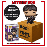 PRE-ORDER - THE ADDAMS FAMILY - WEDNESDAY POP! VINYL - MYSTERY BOX (INCLUDES WEDNESDAY & 4 POP! VINYL) - FUNKO EXCLUSIVE LIMITED EDITION