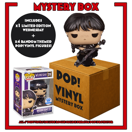 PRE-ORDER - THE ADDAMS FAMILY - WEDNESDAY POP! VINYL - MYSTERY BOX (INCLUDES WEDNESDAY & 4 POP! VINYL) - FUNKO EXCLUSIVE LIMITED EDITION