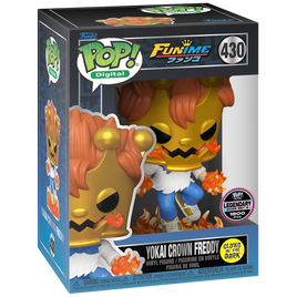 FUNIME SERIES 2 - PHYSICAL COLLECTIBLES - Yokai Crown Freddy (GLOW) Pop! Vinyl - NFT EXCLUSIVE 1800PCS LEGENDARY
