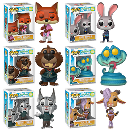 PRE-ORDER - ZOOTOPIA 2 - TRY EVERYTHING POP! VINYL FIGURE - BUNDLE (SET OF 6)