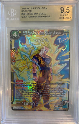 DBZ - 2021 Battle Evolution Booster - Son Goku, Even Further Beyond SR - BECKETT