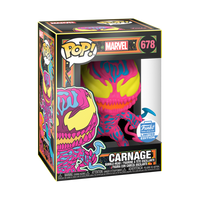 Marvel: Carnage Blacklight Pop! Vinyl - FUNKO SHOP EXCLUSIVE