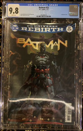 CGC GRADED Batman & Reverse Flash Rebirth #22 Foil DC Comics - 9.8 Grade