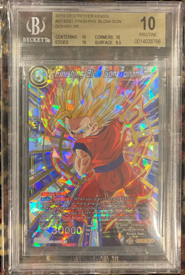 DBZ - 2019 Destroyer Kings - Finishing Blow Son Gohan SR - BECKETT (BGS) 10