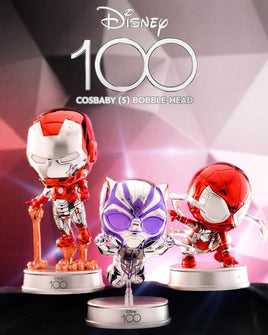 HOT TOYS - DISNEY 100 - Cosbaby Marvel métallique (lot de 3)