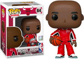 NBA Basketball - Michael Jordan in Red Warm-Up Suit Pop! Vinyl Figure (RS)