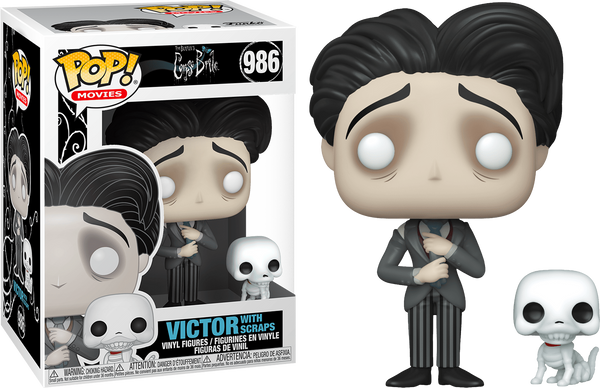 Corpse Bride - Victor Van Dort with Scraps Pop! Vinyl Figure - Rogue Online Pty Ltd