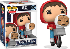 E.T. The Extra-Terrestrial - Elliott with E.T. in Bike Basket 40th Anniversary Pop! Vinyl Figure