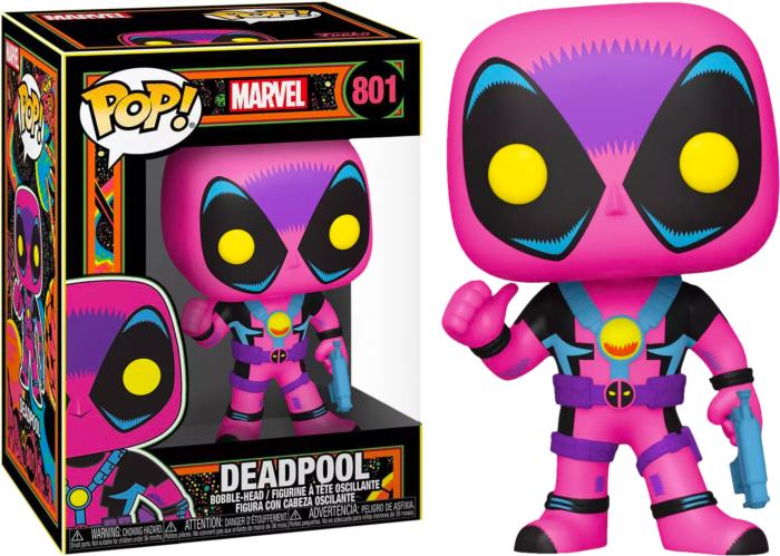 Marvel Deadpool - Deadpool Blacklight Exclusive Pop! Vinyl [RS]