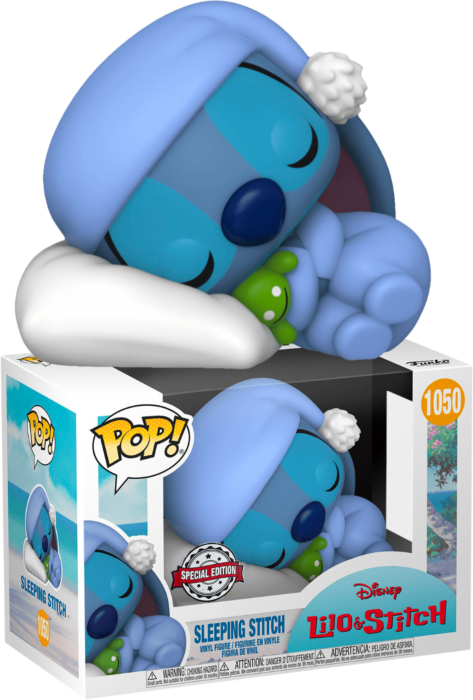 Lilo and Stitch Stitch Sleeping Exclusive Pop Vinyl RS