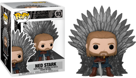 Game of Thrones - Ned Stark on Throne 10th Anniversary Deluxe Pop! Vinyl Figure