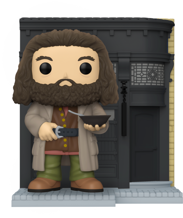 Harry Potter - Hagrid with The Leaky Cauldron Diagon Alley Diorama Deluxe Pop! Vinyl Figure
