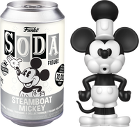 Mickey Mouse - Steamboat Mickey Vinyl SODA Figure in Collector Can