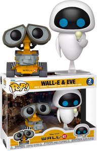 Wall-E - Wall-E & Eve with Lightbulb Pop! Vinyl Figure 2-Pack