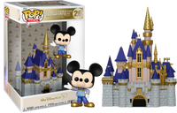 Walt Disney World - 50th Anniversary Mickey Mouse with Cinderella’s Castle Pop! Town Vinyl - EXCLUSIVE