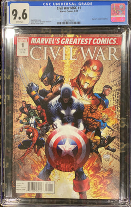 CGC GRADÉ Civil War Marvel - Noté 9.6 #3902679010