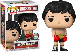 Rocky - Figurine Pop! en vinyle Rocky avec ceinture dorée pour le 45e anniversaire