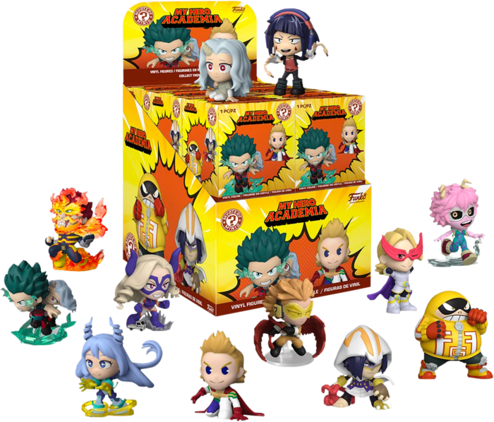 My Hero Academia Series 09 Mystery Minis Blind Box Display of