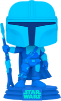 Star Wars The Mandalorian - Mandalorian Hologram Glow Exclusive Pop! Vinyl