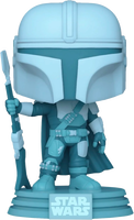 Star Wars The Mandalorian - Mandalorian Hologram Glow Exclusive Pop! Vinyl