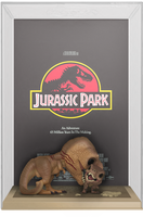 Jurassic Park - Tyrannosaurus Rex & Velociraptor Pop! Movie Poster Vinyl Figure