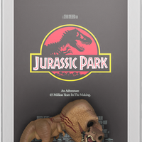 Jurassic Park - Tyrannosaurus Rex & Velociraptor Pop! Movie Poster Vinyl Figure