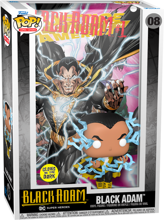 Black Adam - Black Adam #1 Glow Exclusive Pop! Comic Covers Vinyl Figure