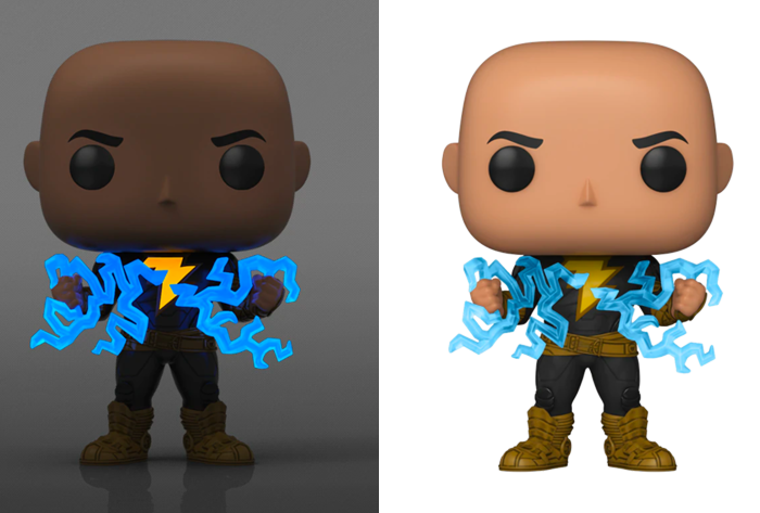 Black Adam (2022) - Black Adam with Lightning Pop! Vinyl - CHASE BUNDLE