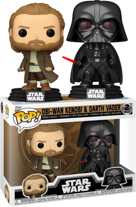 Star Wars: Obi-Wan Kenobi - Obi-Wan Kenobi & Darth Vader Pop! Vinyl Figure 2-Pack