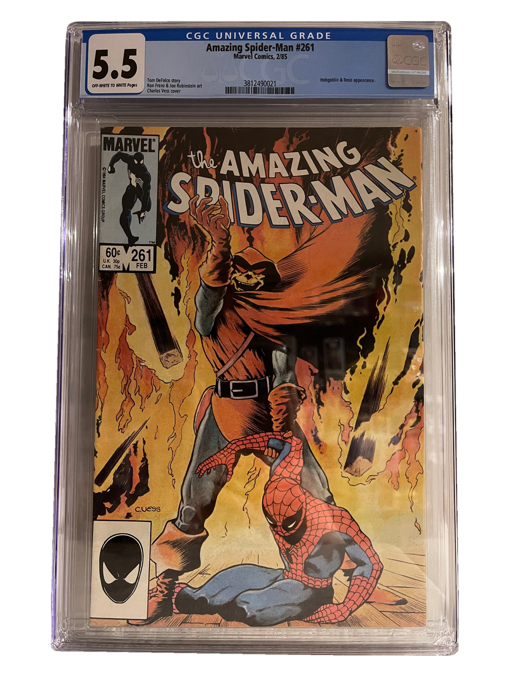 CGC GRADED - The Amazing Spider-Man #261 (1985) CGC 5.5 - 3812490021