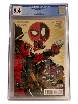 CGC GRADED Spider-Man / Deadpool #3 Marvel Comics (2016) CGC 9.4 - 3812490003