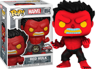 Hulk - Red Hulk Exclusive Pop! Vinyl [RS] - CHASE BUNDLE