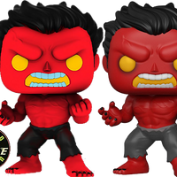 Hulk - Red Hulk Exclusive Pop! Vinyl [RS] - CHASE BUNDLE