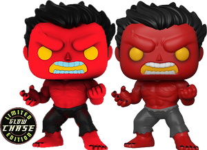 Hulk - Red Hulk Exclusive Pop! Vinyl [RS] - CHASE BUNDLE