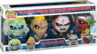 POP! ROCKS - IRON MAIDEN EDDIE 4-PACK GLOW EXCLUSIVE POP! VINYL - 4-PACK