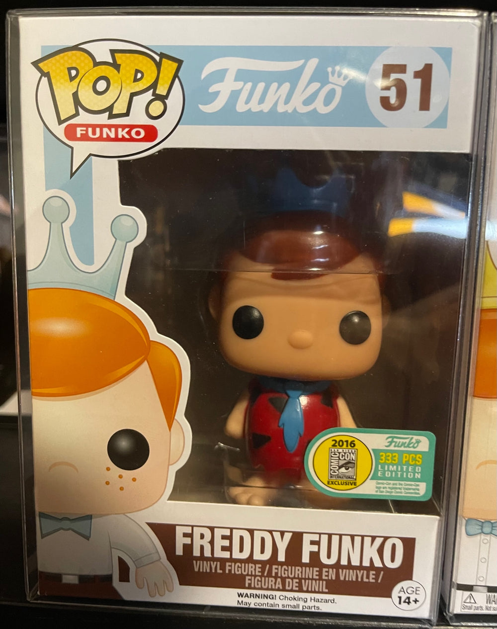 Freddy as Fred Flintstone Pop! Vinyl 333PC Limited Edition