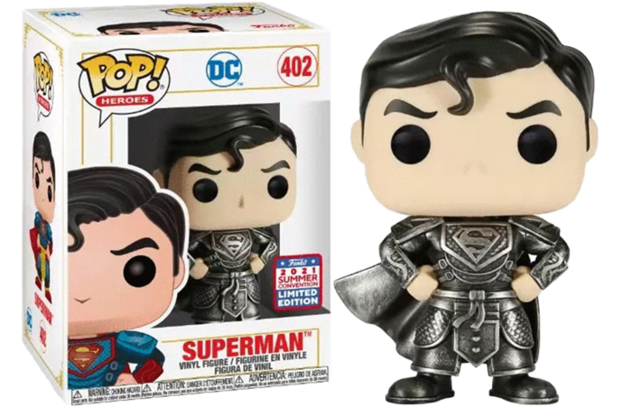 Superman - Black Metallic Imperial Superman Pop! Vinyl - ASIA EXCLUSIVE LIMITED EDITION