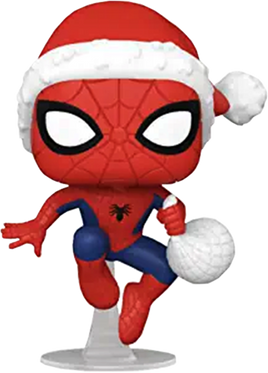 Spider-Man - Spider-Man in Santa Hat Beyond Amazing Exclusive Pop! Vinyl