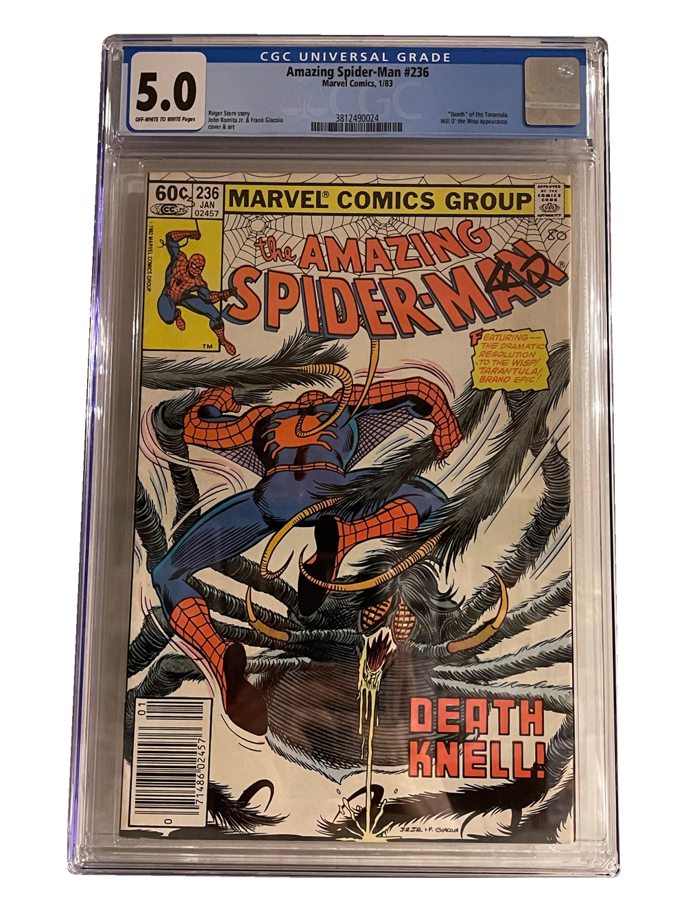CGC GRADED - The Amazing Spider-Man #236 (1983) CGC 5.0 - 3812490024