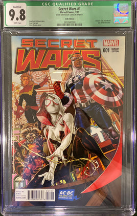 CGC GRADED - Secret Wars #1 Marvel - 9.8 Graded #3902680008