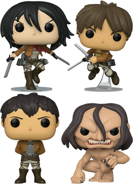 Attack on Titan - Remember the Titans Pop! Vinyl Bundle (Set of 4)