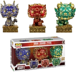 Auspicious Beast 3-Pack Pop! Vinyl ASIA - 2022 SDCC Exclusive