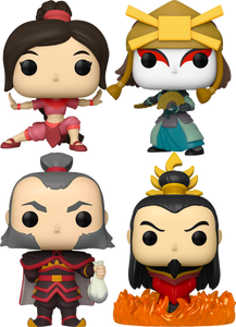  Funko Pop! Avatar The Last Airbender Set of 4: Admiral Zhao,  Fire Lord Ozai, Suki and Ty Lee : Toys & Games