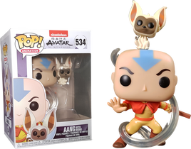 Avatar The Last Airbender - Aang with Momo Pop! Vinyl - Rogue Online Pty Ltd