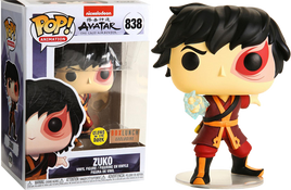 Avatar The Last Airbender - Zuko with Lightning Glow Exclusive Pop! Vinyl - BOXLUNCH EXCLUSIVE