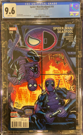 CGC GRADÉ - Spider-Man/Deadpool #10 Marvel Comics - 9.6 Noté - #3865402019