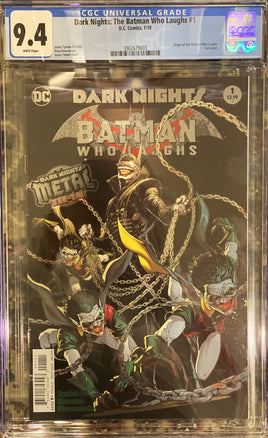 CGC GRADED - Dark Nights: The Batman Who Laughs #1 DC Comics - 9.4 Graded #3902679003