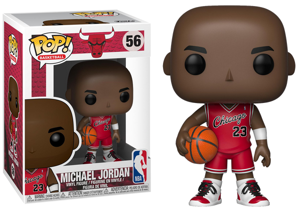 NBA Basketball - Michael Jordan Chicago Bulls Rookie Uniform Pop! Vinyl Figure (RS) - Rogue Online Pty Ltd