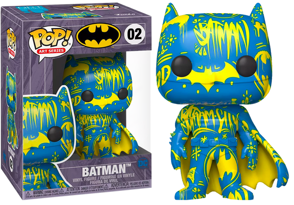 Batman - Batman Blue & Yellow Artist Series Pop! Vinyl Figure with Pop! Protector (RS) - Rogue Online Pty Ltd