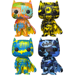 Batman - Batman Artist Series Pop! Vinyl Bundle with Pop! Protector (Set of 4) (RS)